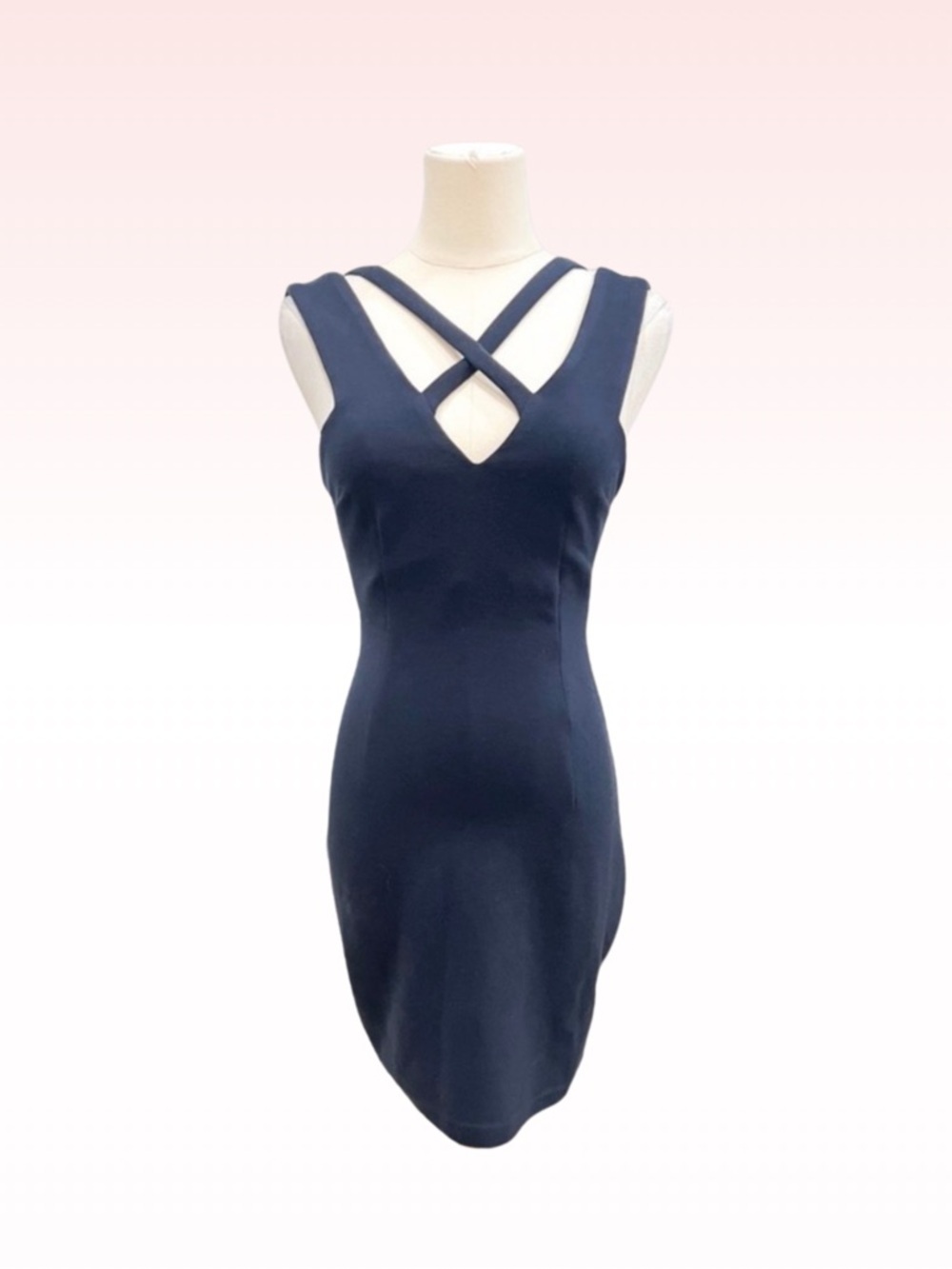 KEEPSAKE THE LABEL Navy blue Natasha Dress (Sz S)